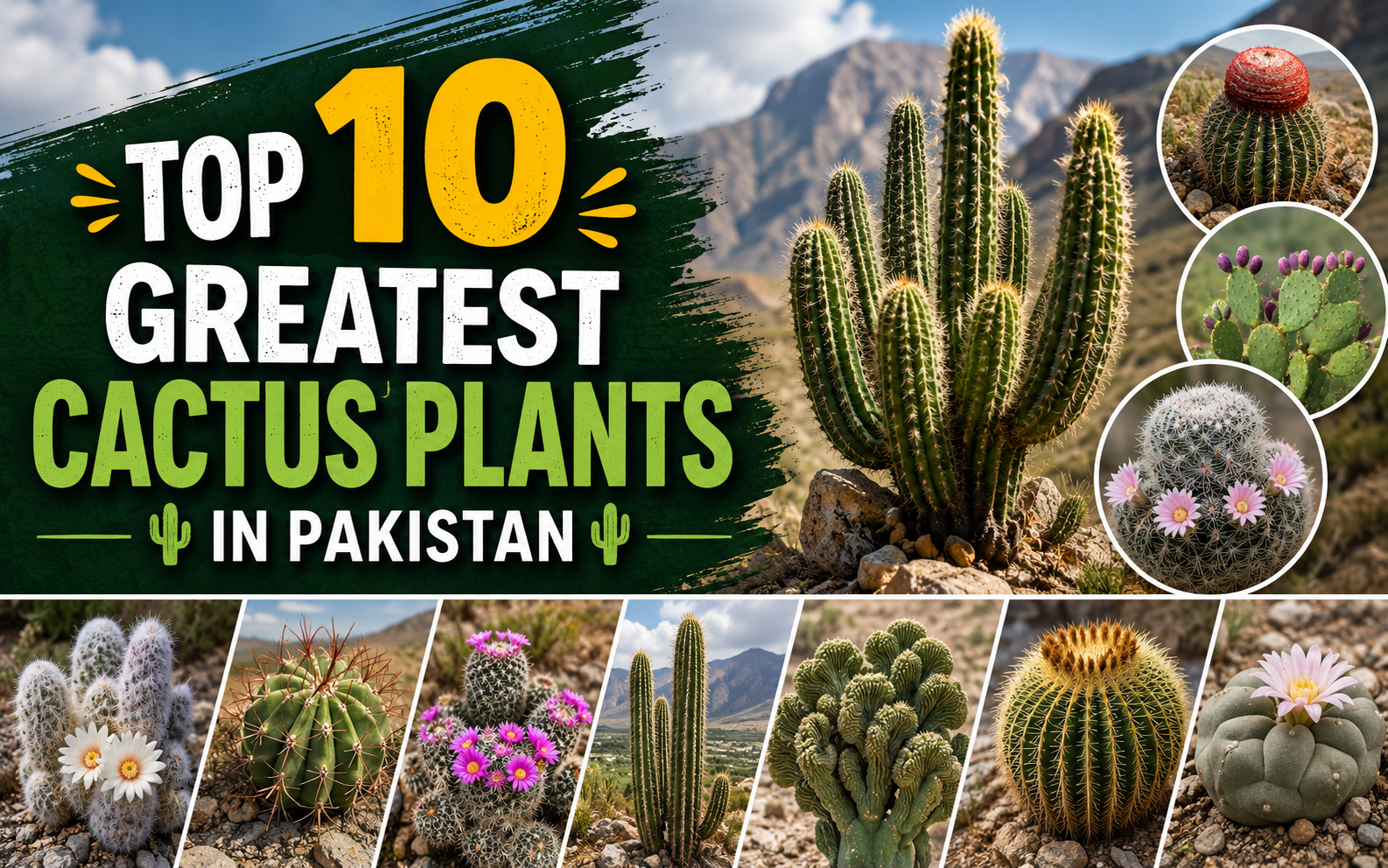 Top 10 Greatest Cactus Plants in Pakistan